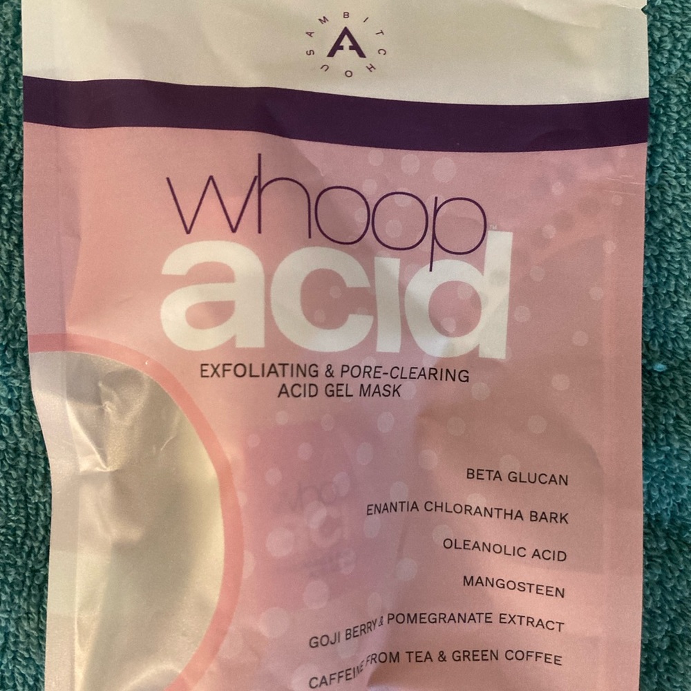 Ambitchous Whoop Acid Exfoliating gel mask NEW